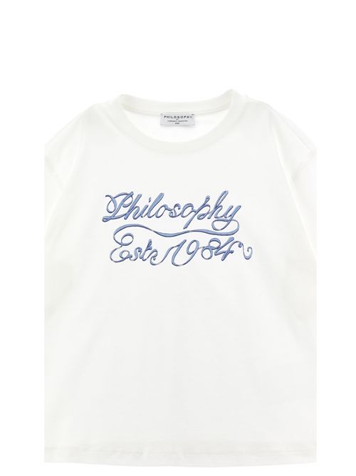 T-shirt, bambina, logata. PHILOSOPHY | I1H603 82060156